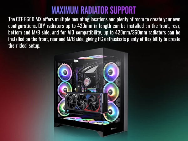 Thermaltake CTE E600 MX Mid Tower E-ATX Case